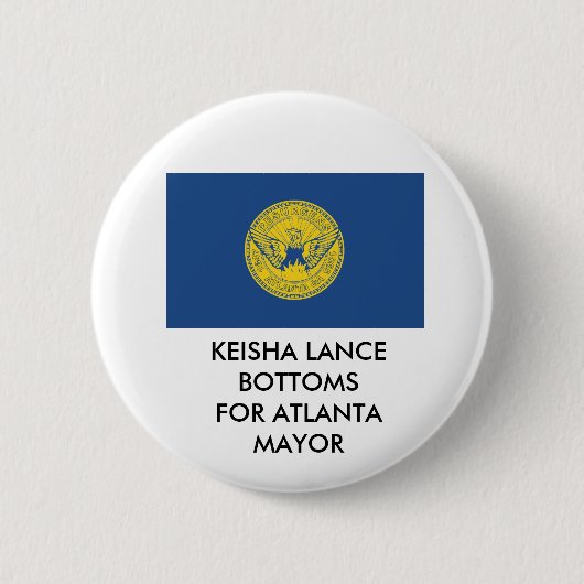 KEISHA LANCE BOTTOME FÜR ATLANTA MAYOR BUTTON (Vorderseite)