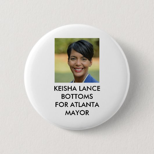 KEISHA LANCE BOTTOME FÜR ATLANTA MAYOR BUTTON (Vorderseite)