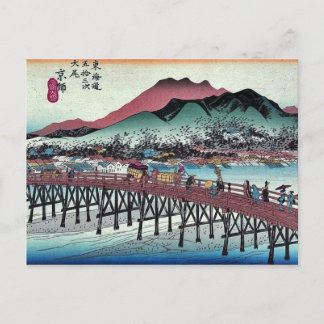 Keishi von Ando, Hiroshige Ukiyoe Postkarte