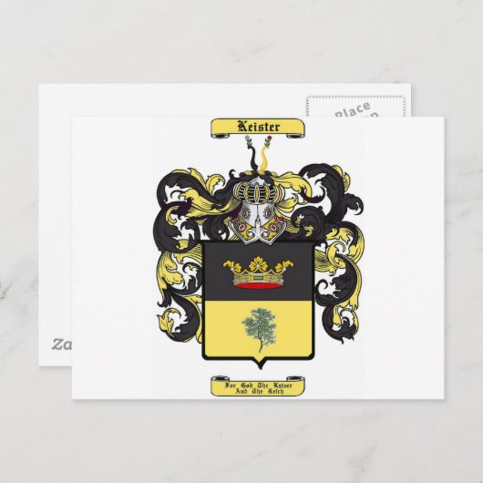 Keister Postkarte (Vorne/Hinten)