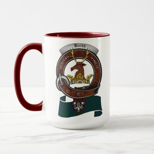 Keith Clan Abzeichen Combo 15oz Tasse (Links)