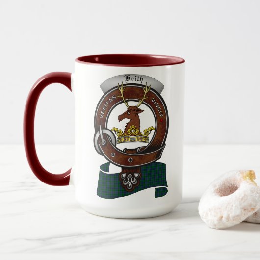 Keith Clan Abzeichen Combo 15oz Tasse (Mit Donut)