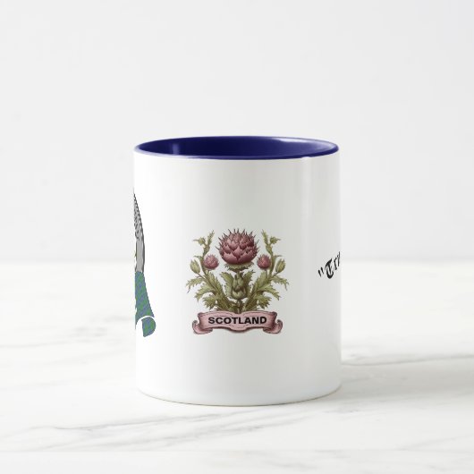 Keith Clan Abzeichen Personalisiert Combo Tasse (Zentrum)