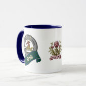 Keith Clan Abzeichen Personalisiert Combo Tasse (Vorderseite Links)