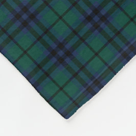 Keith Clan Dark Blue und Green Modern Tartan Fleecedecke