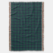 Keith Clan Dark Green Modern Scottish Tartan Decke (Vorderseite Vertikal)