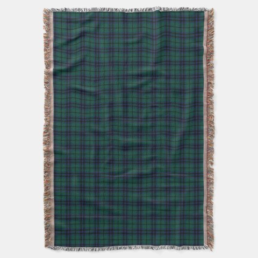 Keith Clan Dark Green Modern Scottish Tartan Decke (Vorderseite Vertikal)
