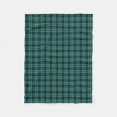 Keith Clan Light Green und Blue Ancient Tartan Fleecedecke (Vorderseite)