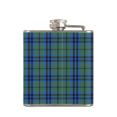 Keith Clan Scottish Tartan Kariertes Muster Flachmann (Rückseite)
