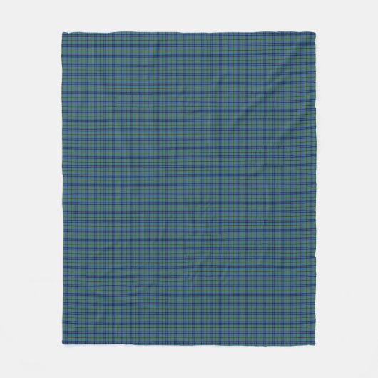 Keith Clan Scottish Tartan Kariertes Muster Fleecedecke (Vorderseite)