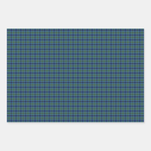 Keith Clan Scottish Tartan Kariertes Muster Geschenkpapier Set (Vorderseite 3)