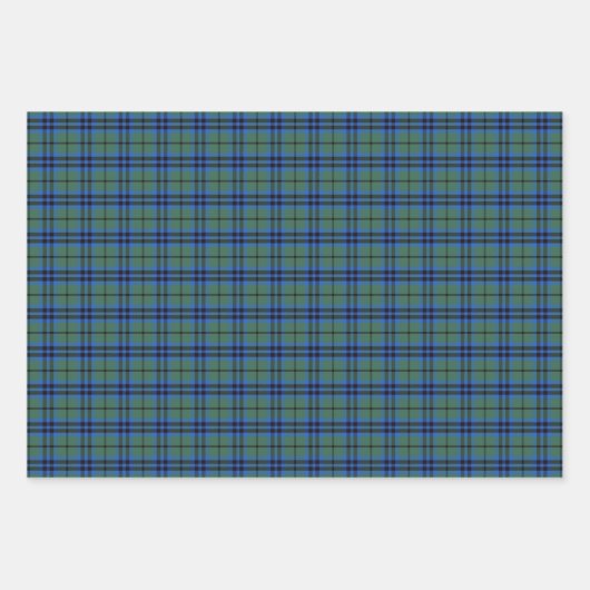 Keith Clan Scottish Tartan Kariertes Muster Geschenkpapier Set (Vorderseite 2)