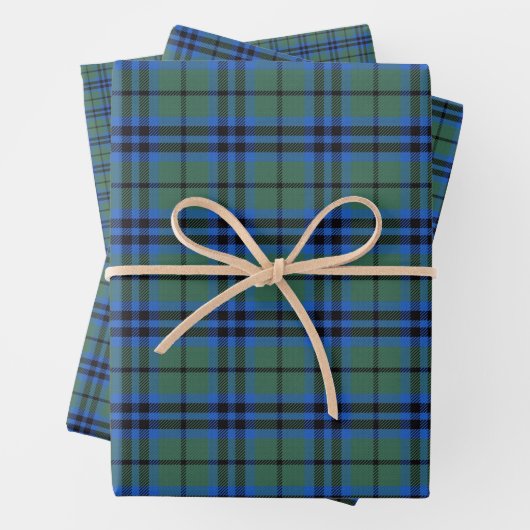Keith Clan Scottish Tartan Kariertes Muster Geschenkpapier Set (Beispiel)