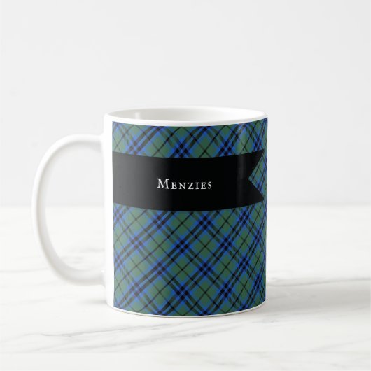 Keith Clan Scottish Tartan Kariertes Muster Kaffeetasse (Links)