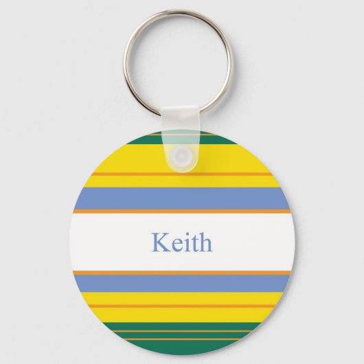 Keith Classic Stripes Schlüsselanhänger (Vorderseite)