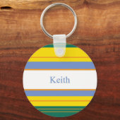 Keith Classic Stripes Schlüsselanhänger (Vorderseite)