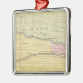 Keith County, Nebraska Silbernes Ornament (Links)
