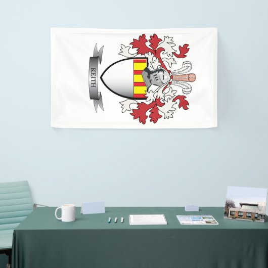 Keith-Familienwappen-Wappen Banner (Messeveranstaltung)