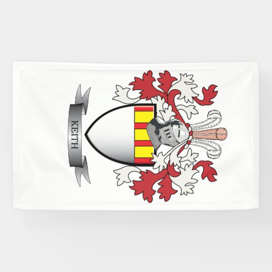 Keith-Familienwappen-Wappen Banner (Horizontal)