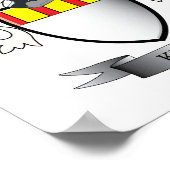 Keith-Familienwappen-Wappen Poster (Ecke)