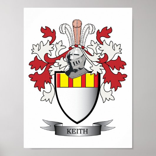 Keith-Familienwappen-Wappen Poster (Vorne)