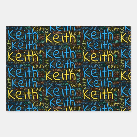 Keith Geschenkpapier Set (Vorderseite 3)