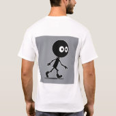 Keith Haring x Bape Cartoon Logo T - Shirt" T-Shirt (Rückseite)