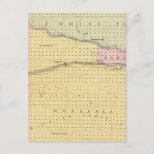 Keith Landkreis, Nebraska Postkarte (Vorderseite)