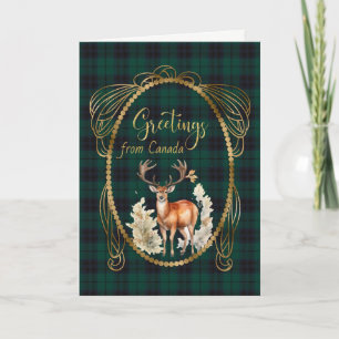 Keith Modern Scottish Tartan Greetings Feiertagskarte