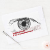 Keith Morris und die kokierten Numbers-Aufkleber Rechteckiger Aufkleber (Umschlag)