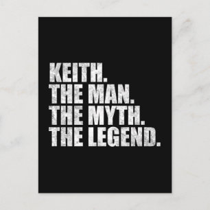 Keith Name, Keith Der Mann Der Mythos Die Legende Postkarte