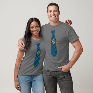 Keith Schottischer Clan-Abzeichen- und Tartan-Schl T-Shirt