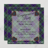 Keith Scottish Clan tartan - Kariert Einladung (Vorne/Hinten)