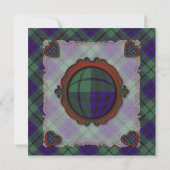 Keith Scottish Clan tartan - Kariert Einladung (Rückseite)