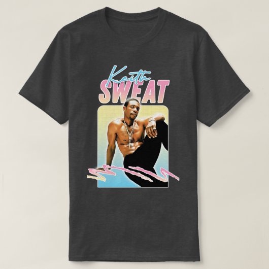Keith Sweat 90er Stil T-Shirt (Design vorne)