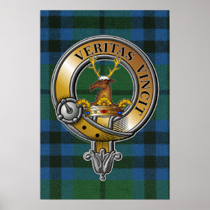 Keith Tartan & Abzeichen Poster