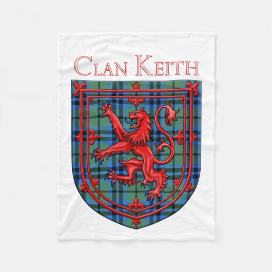 Keith Tartan Scottish Plädoyer Lion Rampant Fleecedecke (Vorderseite)