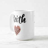Keith, verdirb mir nicht mein Herz mit Bacon, Kaffeetasse (Vorderseite Links)