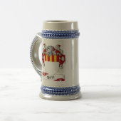 Keith-Wappen Stein - Familienwappen Bierglas (Vorderseite Links)