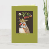 Keith, zebra finch card karte (Vorderseite)