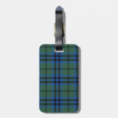 Keithtartan-karierter Gepäck-Umbau Gepäckanhänger (Rückseite vertikal)