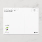 Keizer Oregon Iris Hauptstadt 45. Parallele Postkarte (Rückseite)