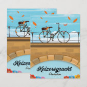Keizersgracht Canal Amsterdam Reiseplakat (Vorne/Hinten)