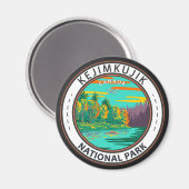 Kejimkujik Nationalpark immer noch Brook Canada Ab Magnet (Vorderseite/Rückseite)