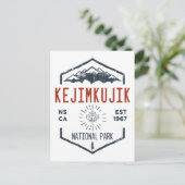 Kejimkujik Nationalpark Kanada Vintag erschüttert Postkarte (Stehend Vorderseite)