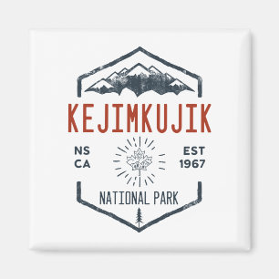 Kejimkujik Nationalpark Kanada Vintage abgenutzt Magnet