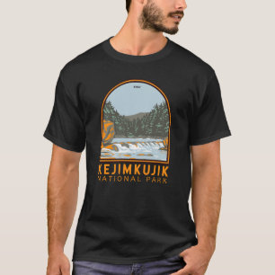 Kejimkujik Nationalpark Kanada Vintage Kunst T-Shirt