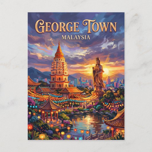 Kek Lok Si Tempel Malaysia Postkarte (Vorderseite)