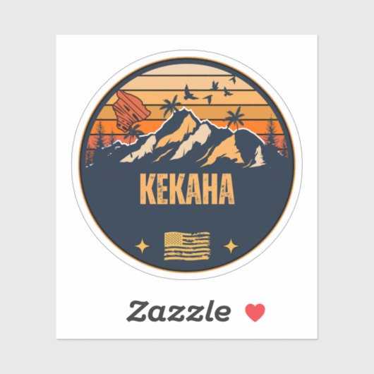 Kekaha, Hawaii Aufkleber (Blatt)