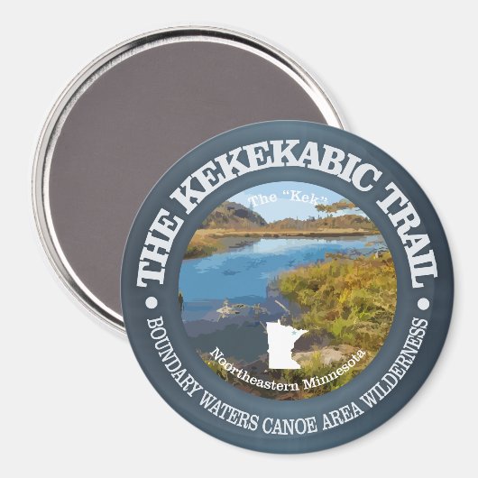 Kekekabic Trail Magnet (Vorderseite/Rückseite)